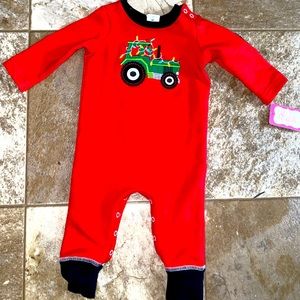 Ricrac & ruffles Christmas romper